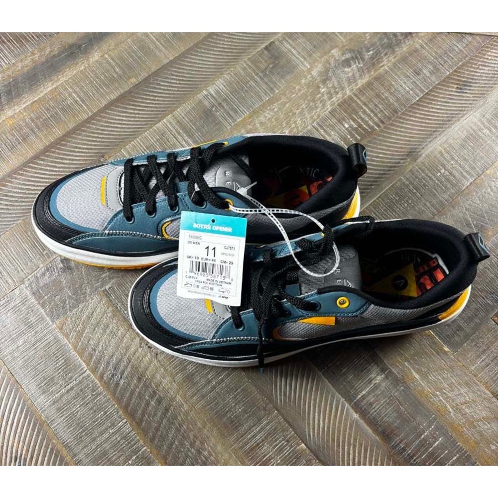 Reef Fanning Low Emerald Water Blue Grey Orange Sneakers CJ7571 Mens 11 NWT